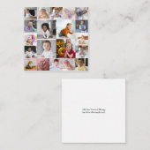 自分だけの20枚の写真コラージュを作成 ノートカード (正面/裏面)