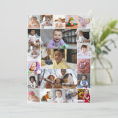 自分だけの21枚の写真コラージュを作成する シーズンカード (スタンド正面)