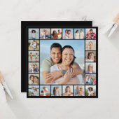 自分だけの21枚の写真コラージュを作成 カード (正面/裏面インサイチュ)