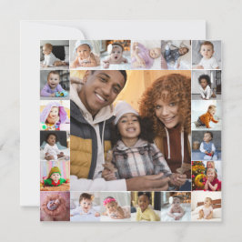 自分だけの21枚の写真コラージュを作成 ノートカード