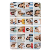 自分だけの24枚の写真コラージュを作成 編集可能な色 マグネット (縦)