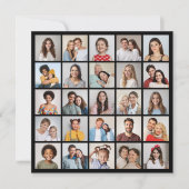 自分だけの25枚の写真コラージュを作成 カード (正面)