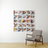 自分だけの25枚の写真コラージュを作成 タペストリー (インサイチュ(横))