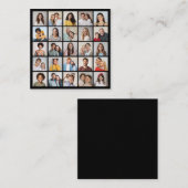 自分だけの25枚の写真コラージュを作成 ノートカード (正面/裏面)