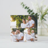 自分だけの3枚の写真の コラージュをデザイン カード (スタンド正面)