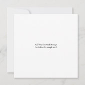 自分だけの3枚の写真をデザインしたコラージュを作成 カード (裏面)