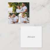 自分だけの3枚の写真をデザインしたコラージュを作成 ノートカード (正面/裏面)