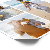 自分だけの3枚の写真を並べたコラージュを作成 - 写真の拡大 フォトプリント (角)