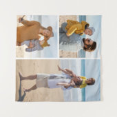 自分だけの3枚の写真コラージュを作成 タペストリー (正面(横))