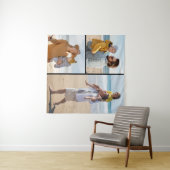 自分だけの3枚の写真コラージュを作成 タペストリー (インサイチュ(横))