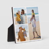 自分だけの3枚の写真コラージュを作成 フォトプラーク (正面)