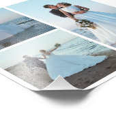 自分だけの3枚の写真コラージュを作成 フォトプリント (角)