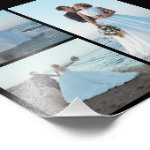自分だけの3枚の写真コラージュを作成 フォトプリント (角)