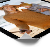 自分だけの3枚の写真コラージュを作成 ポスター (角)