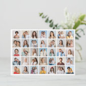 自分だけの35枚の写真コラージュギフトを作成 カード (スタンド正面)