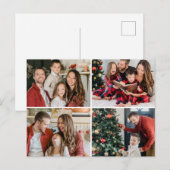 自分だけの4枚の写真でカスタムピクチャーを作成 ポストカード (正面/裏面)