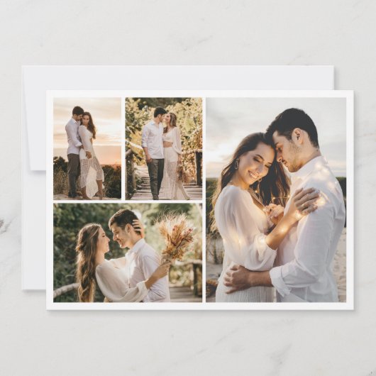 自分だけの4枚の写真の組み合わせを作成 カード (正面)