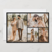 自分だけの4枚の写真の組み合わせを作成 カード (正面)