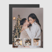 自分だけの4枚の写真の コラージュをデザイン (正面/裏面)