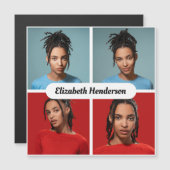 自分だけの4枚の写真の コラージュを作成 (正面/裏面)