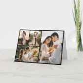 自分だけの4枚の写真の コラージュを作成 カード (正面)