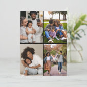 自分だけの4枚の写真の コラージュを作成 カード (スタンド正面)