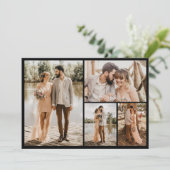 自分だけの4枚の写真の コラージュを作成 カード (スタンド正面)