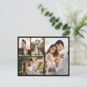 自分だけの4枚の写真コラージュを作成 ポストカード (スタンド正面)