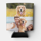 自分だけの4枚の写真コラージュを作成 缶クーラー (正面)