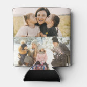 自分だけの4枚の写真コラージュを作成 缶クーラー (裏面)