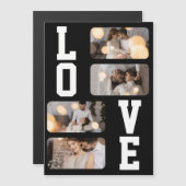 自分だけの4枚の写真コラージュデザイン (正面/裏面)