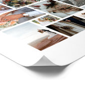 自分だけの46枚の写真コラージュを作成 ポスター (角)