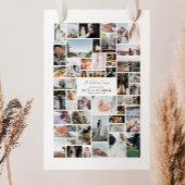 自分だけの46枚の写真コラージュを作成 ポスター