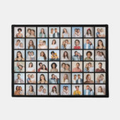 自分だけの48枚のフォトコラージュを作成しよう ドアマット (正面)
