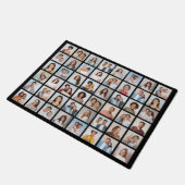 自分だけの48枚のフォトコラージュを作成しよう ドアマット (アングル)