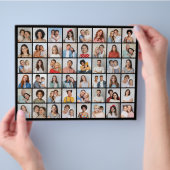 自分だけの48枚のフォトコラージュを作成 チラシ (手)