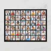 自分だけの48枚の写真コラージュを作成 ポストカード (正面)