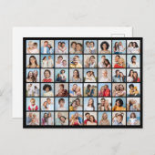 自分だけの48枚の写真コラージュポストカードを作成 ポストカード (正面/裏面)