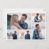 自分だけの5枚の写真の コラージュを作成 カード (正面)