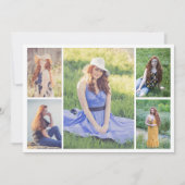 自分だけの5枚の写真の コラージュを作成 カード (正面)