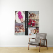 自分だけの5枚の写真の コラージュを作成 タペストリー (インサイチュ(横))