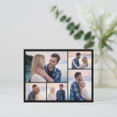 自分だけの5枚の写真の コラージュを作成 ポストカード (スタンド正面)