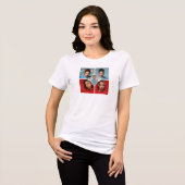 自分だけの5枚の写真コラージュをデザイン トライブレンドＴシャツ (正面全面)