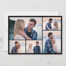自分だけの5枚の写真コラージュを作成 ノートカード
