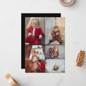 自分だけの5枚の写真コラージュを作成 ノートカード (正面/裏面インサイチュ)