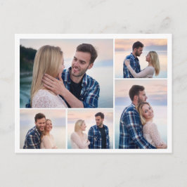 自分だけの5枚の写真コラージュを作成 ポストカード