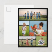 自分だけの5枚の写真コラージュを作成 ポストカード (正面/裏面)