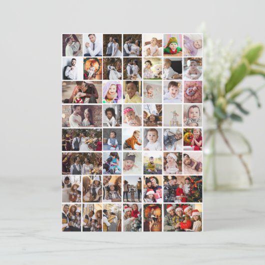 自分だけの50枚の写真コラージュを作成しよう シーズンカード (スタンド正面)