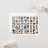 自分だけの54枚のフォトコラージュを作成 カード (正面/裏面インサイチュ)