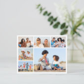 自分だけの6枚の写真を並べたポストカードを作成 ポストカード (スタンド正面)